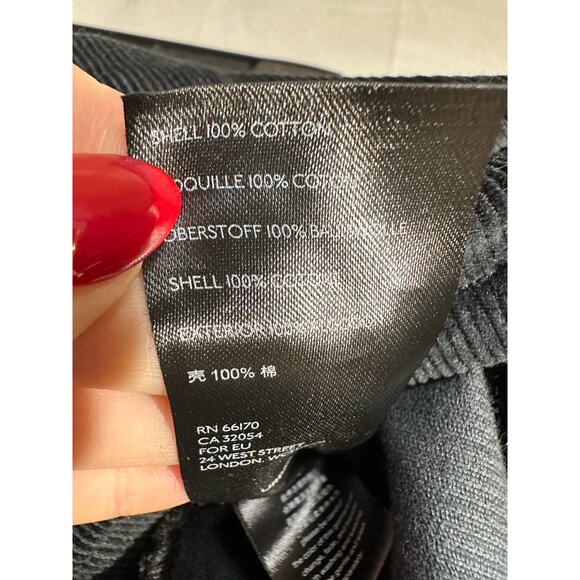 BDG Urban Outfitters Skirt Womens Large Black Mini Corduroy Button Capsule - Picture 4 of 7